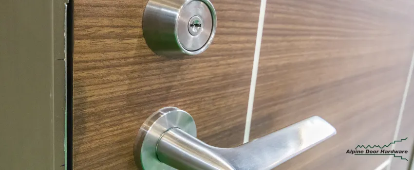 ADH - Mortise Lock on a Modern Door 